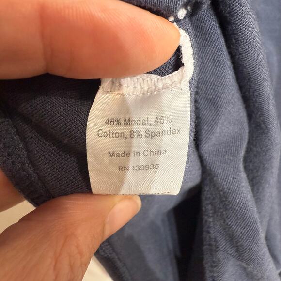 Richer Poorer Navy V-Neck Bodysuit Sz M - Picture 7 of 12